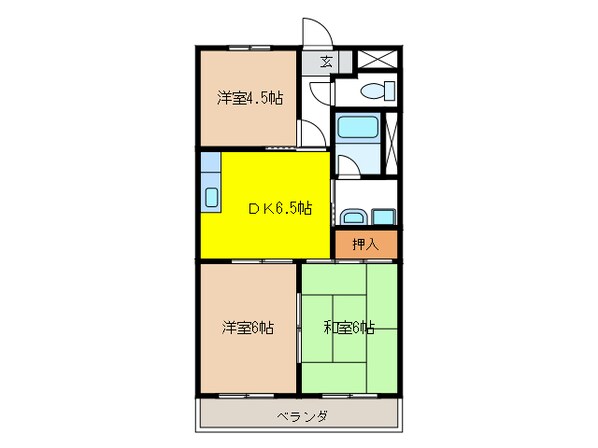 ＫＴ　ＳＩＮＳＩＡの物件間取画像